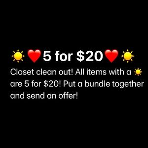 Closet clean out!! ☀️